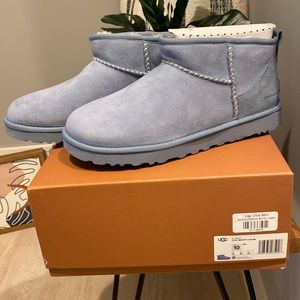 Ugg x mad happy ultra mini baby blue